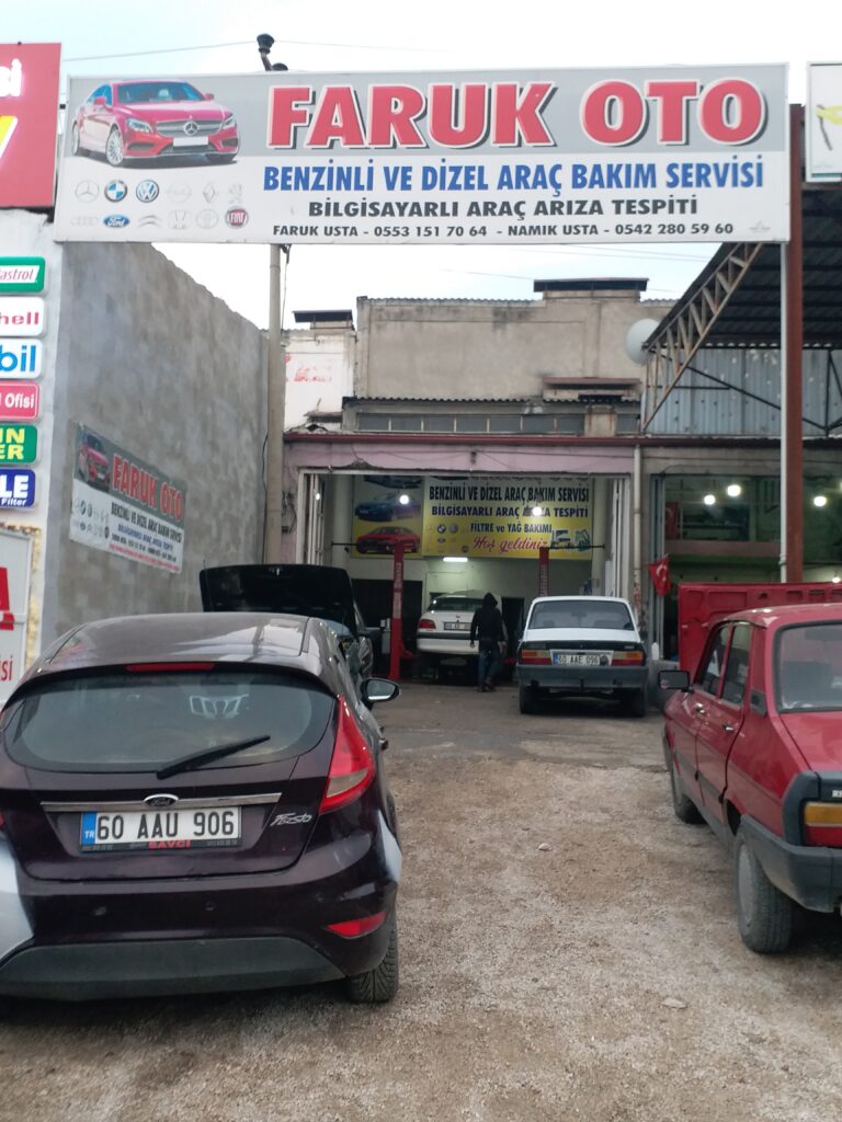 tokat erbaa faruk oto benzinli ve dizel araç bakım servisi