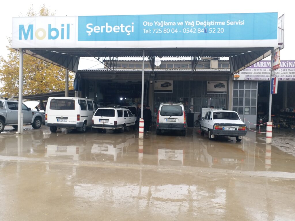 tokat erbaa şerbetçi oto yağlama ve yağ değiştirme servisi