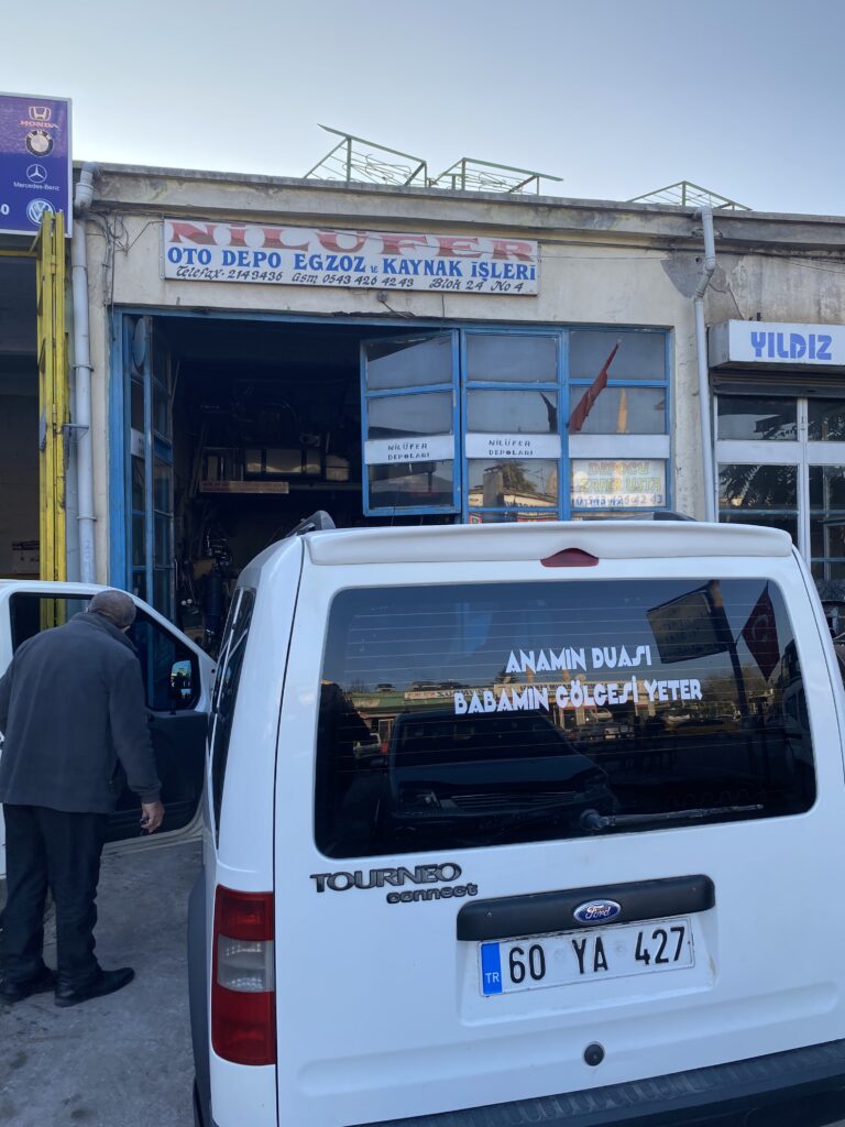 tokat nilüfer oto depo egzoz kaynak işleri