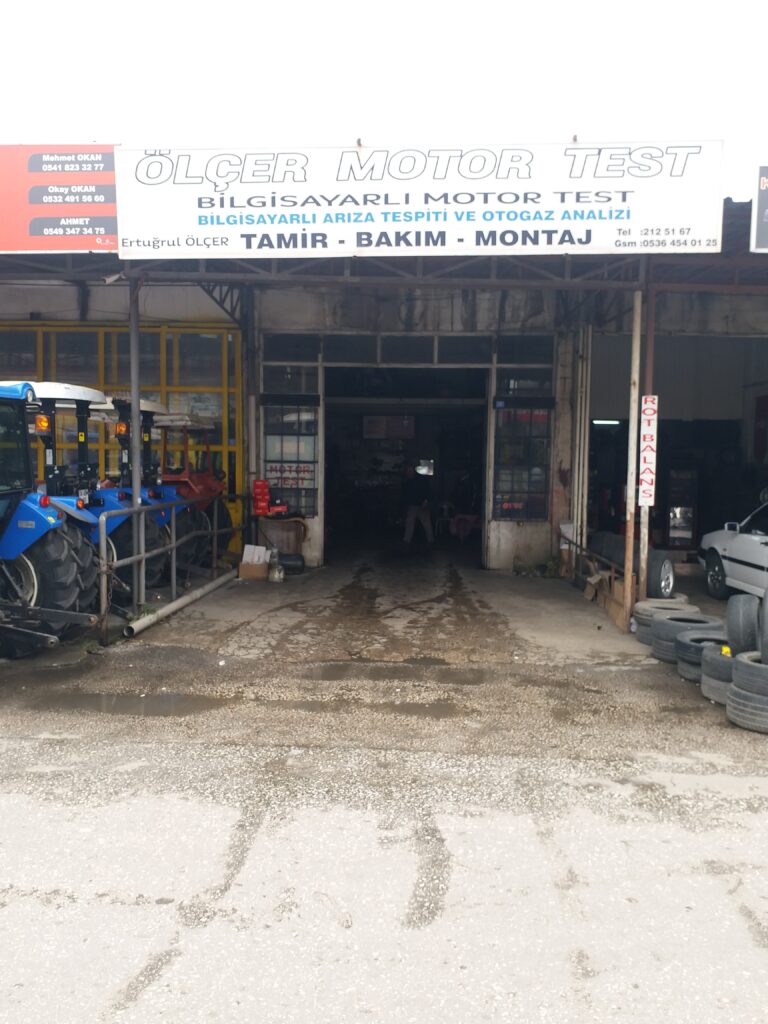 tokat ölçer motor test