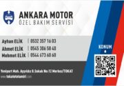 Ankara Motor Özel Bakım Servisi